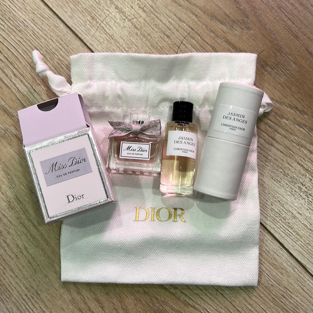 New mini Dior perfume and dustbag